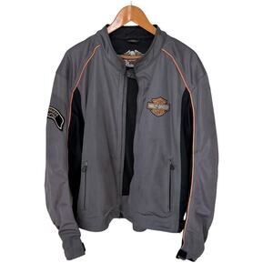 HARLEY-DAVIDSON Riding Jacket Mens 2XL Vintage Mesh Motorcycle Milwaukee Chapter